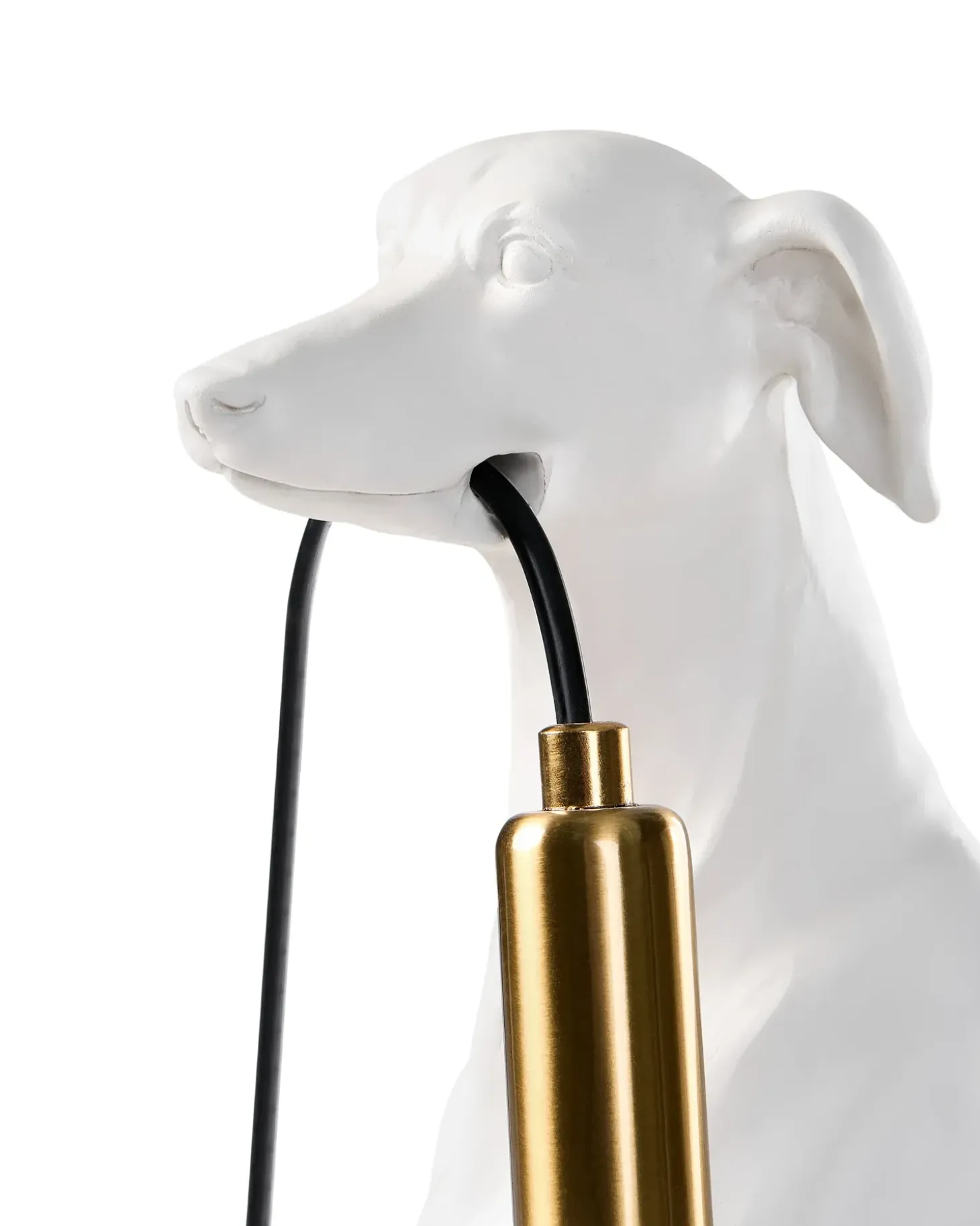 Bordlampe Hund SPRINT Hvid