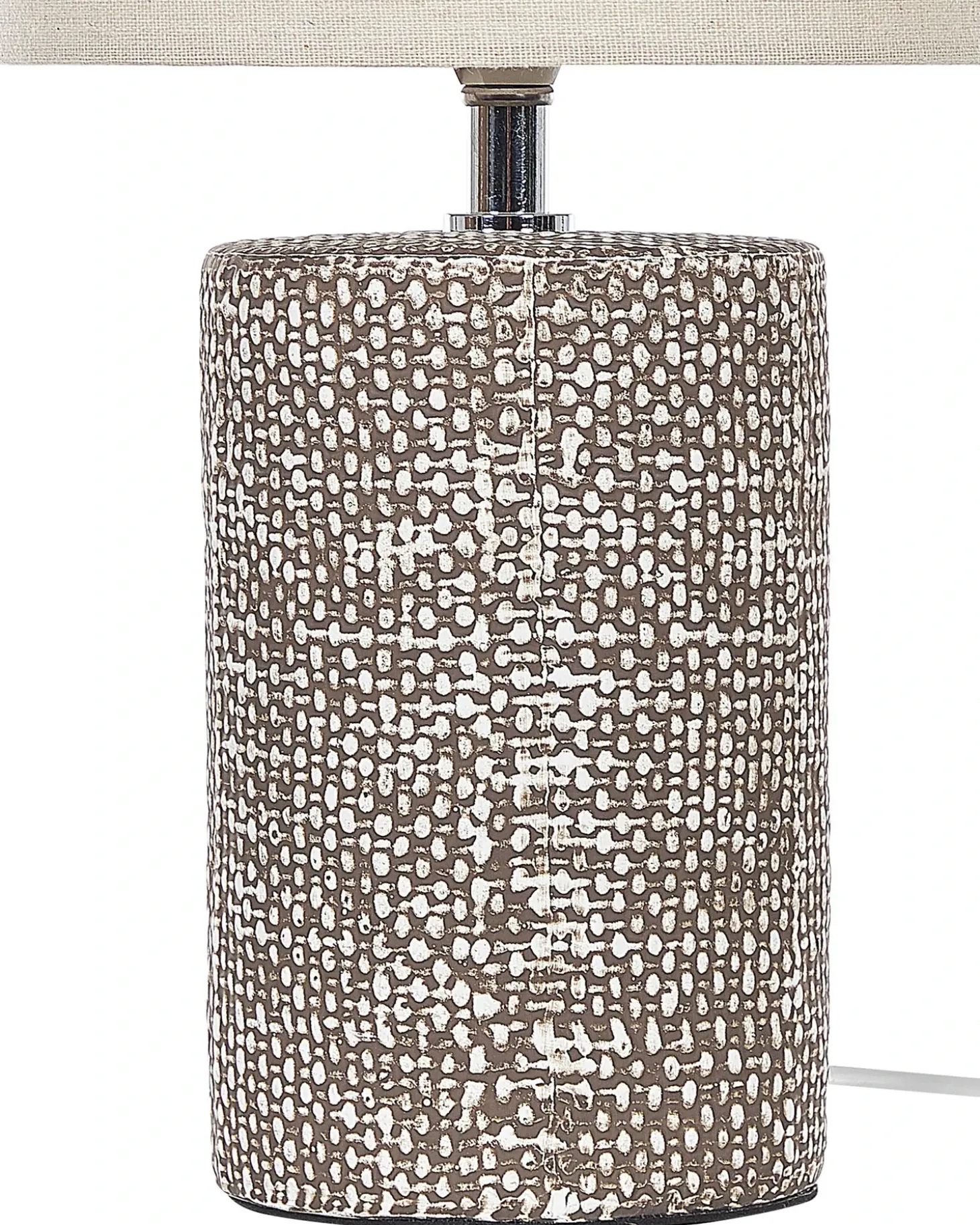 Bordlampe IDER Keramik Brun