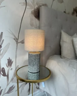 Bordlampe IDER Keramik Brun