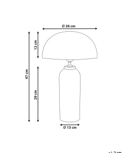 Bordlampe JALANGI Metal Sølv