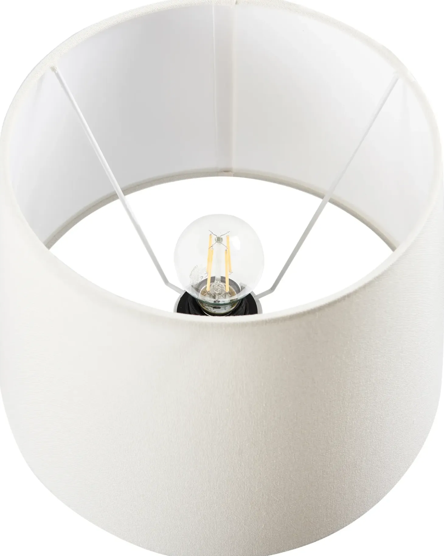 Bordlampe JAUCA Porcelæn Hvid/blå