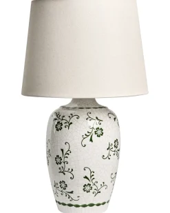 Bordlampe JINNY Keramik Hvid