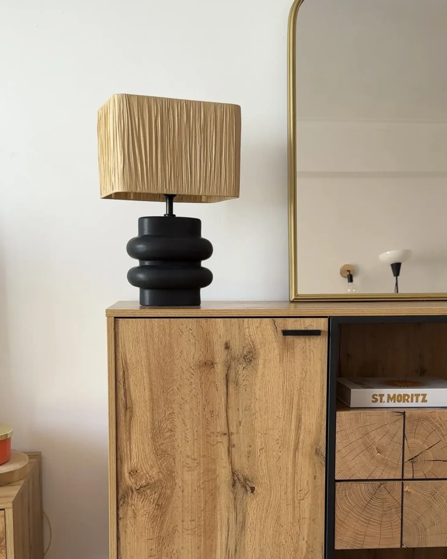 Bordlampe JUDY Keramik Sort