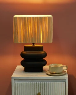 Bordlampe JUDY Keramik Sort
