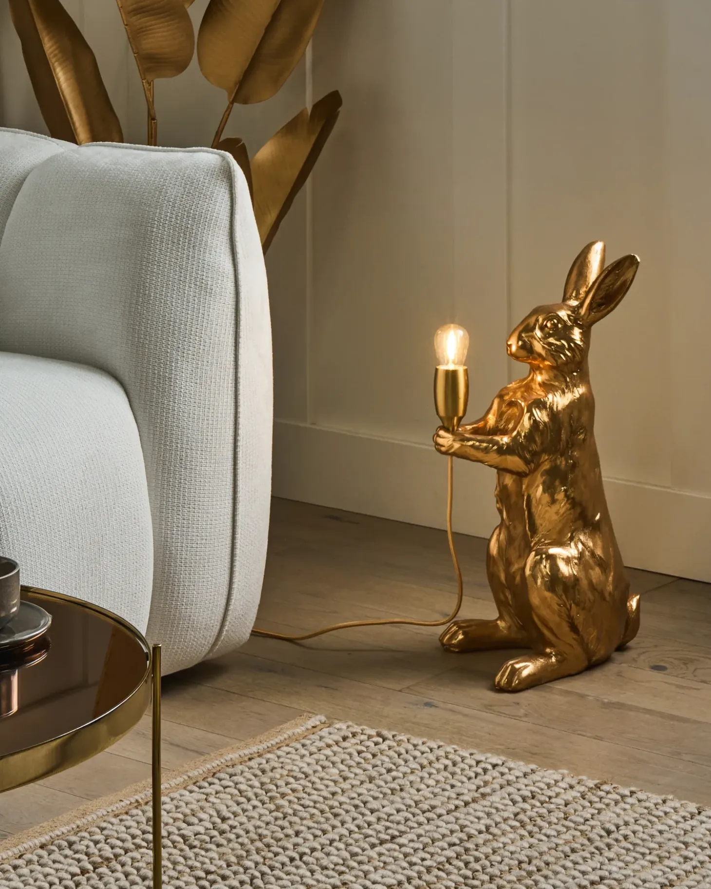 Bordlampe Kanin BUGS Guld
