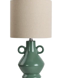Bordlampe KERULEN Keramik Grøn