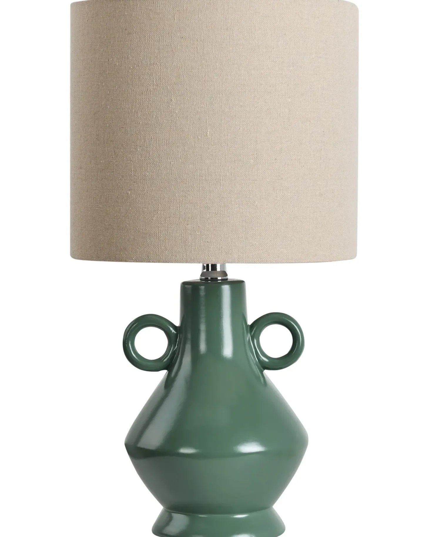 Bordlampe KERULEN Keramik Grøn