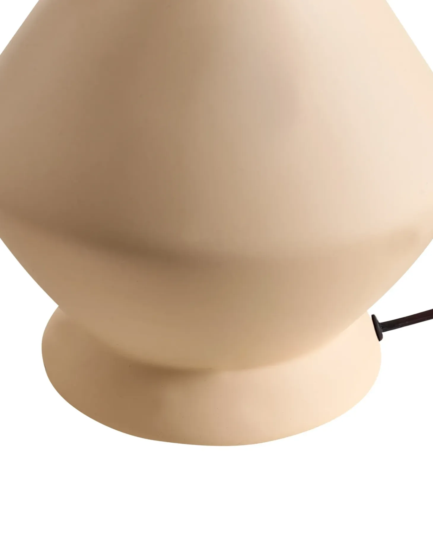 Bordlampe KERULEN Keramik Beige