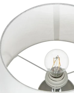 Bordlampe KHOPER Keramik Grå