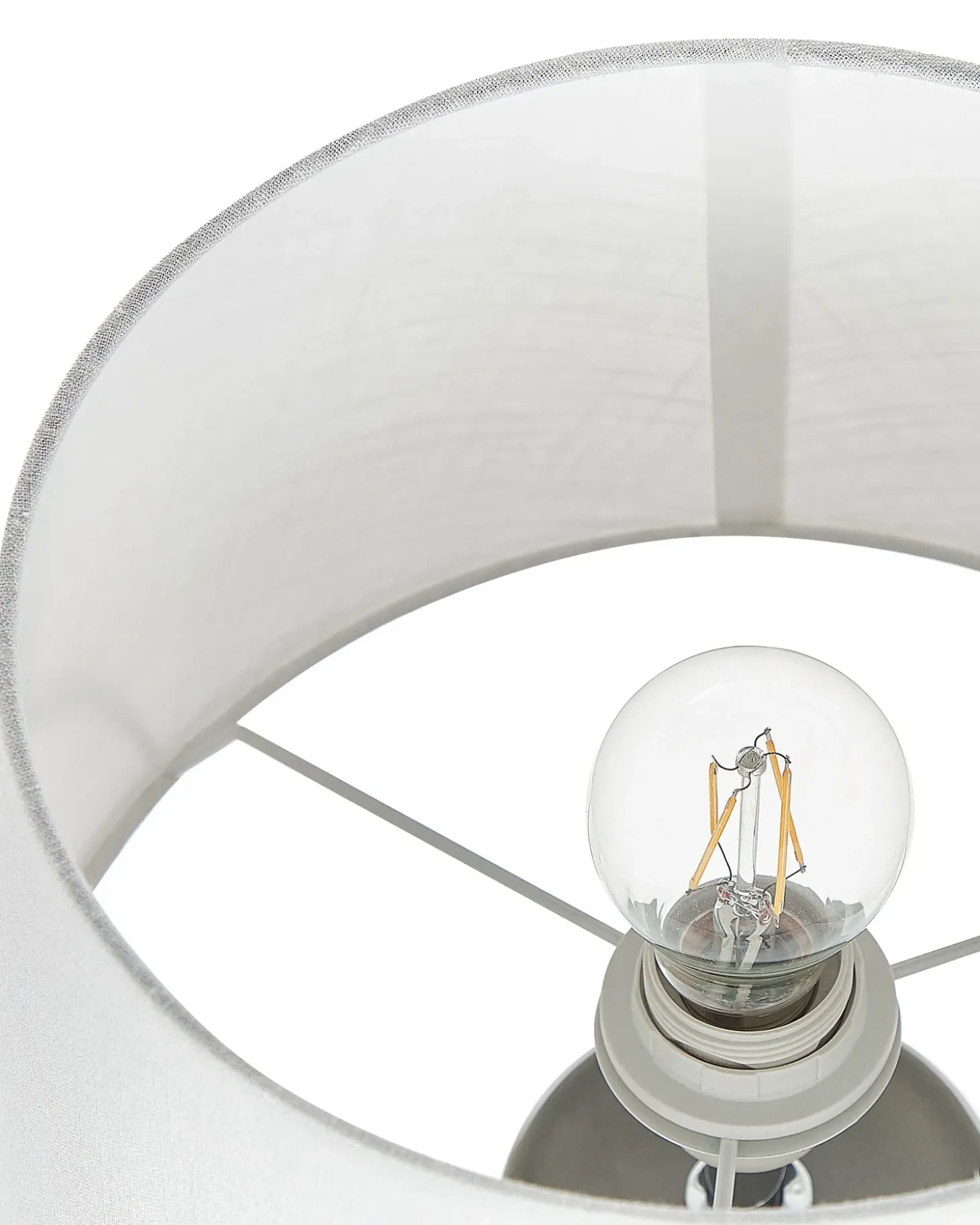 Bordlampe KHOPER Keramik Grå