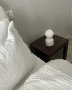 Bordlampe KIWI Sten Hvid