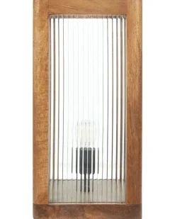 Bordlampe KOLIDAM Mangotræ Brun