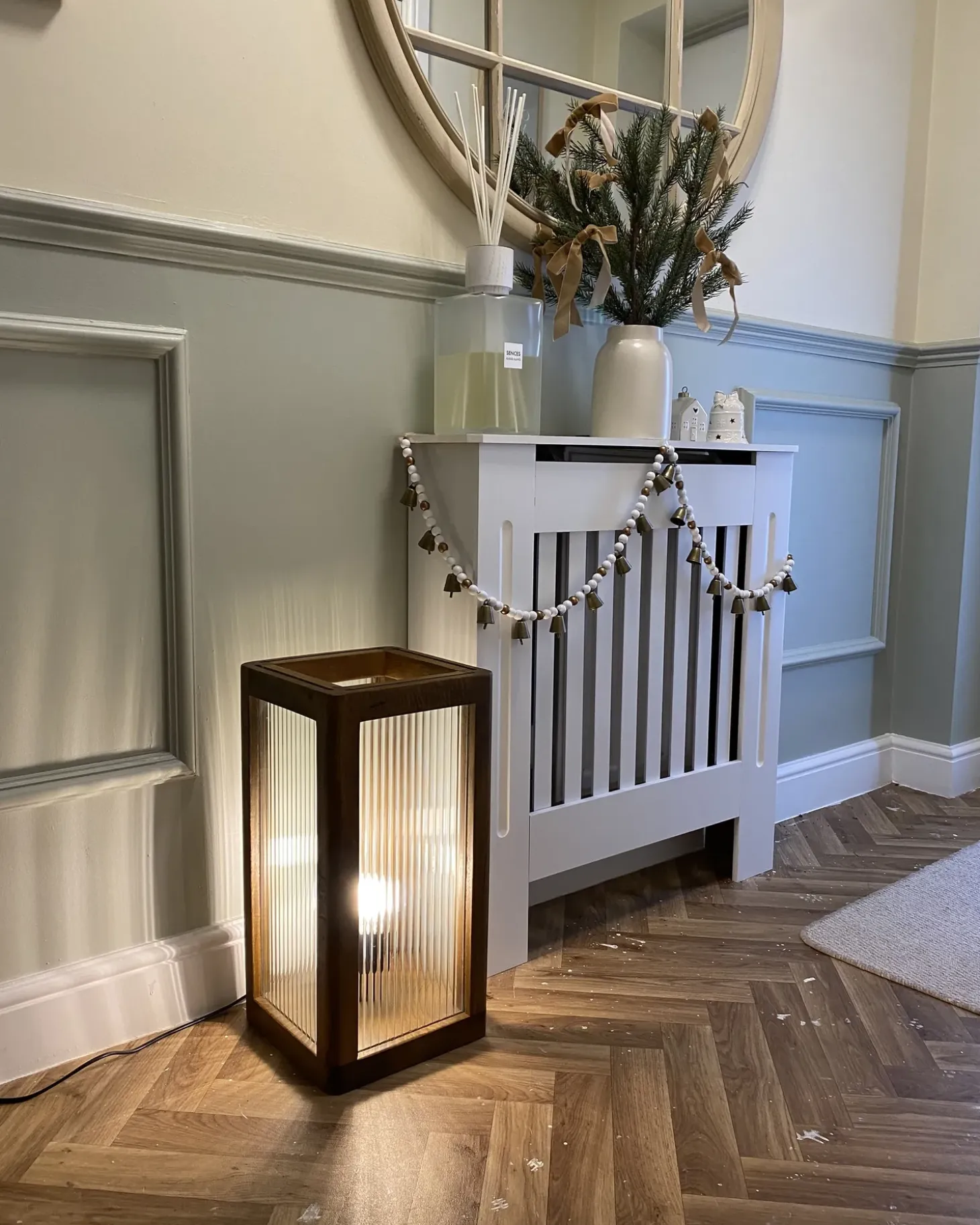 Bordlampe KOLIDAM Mangotræ Brun