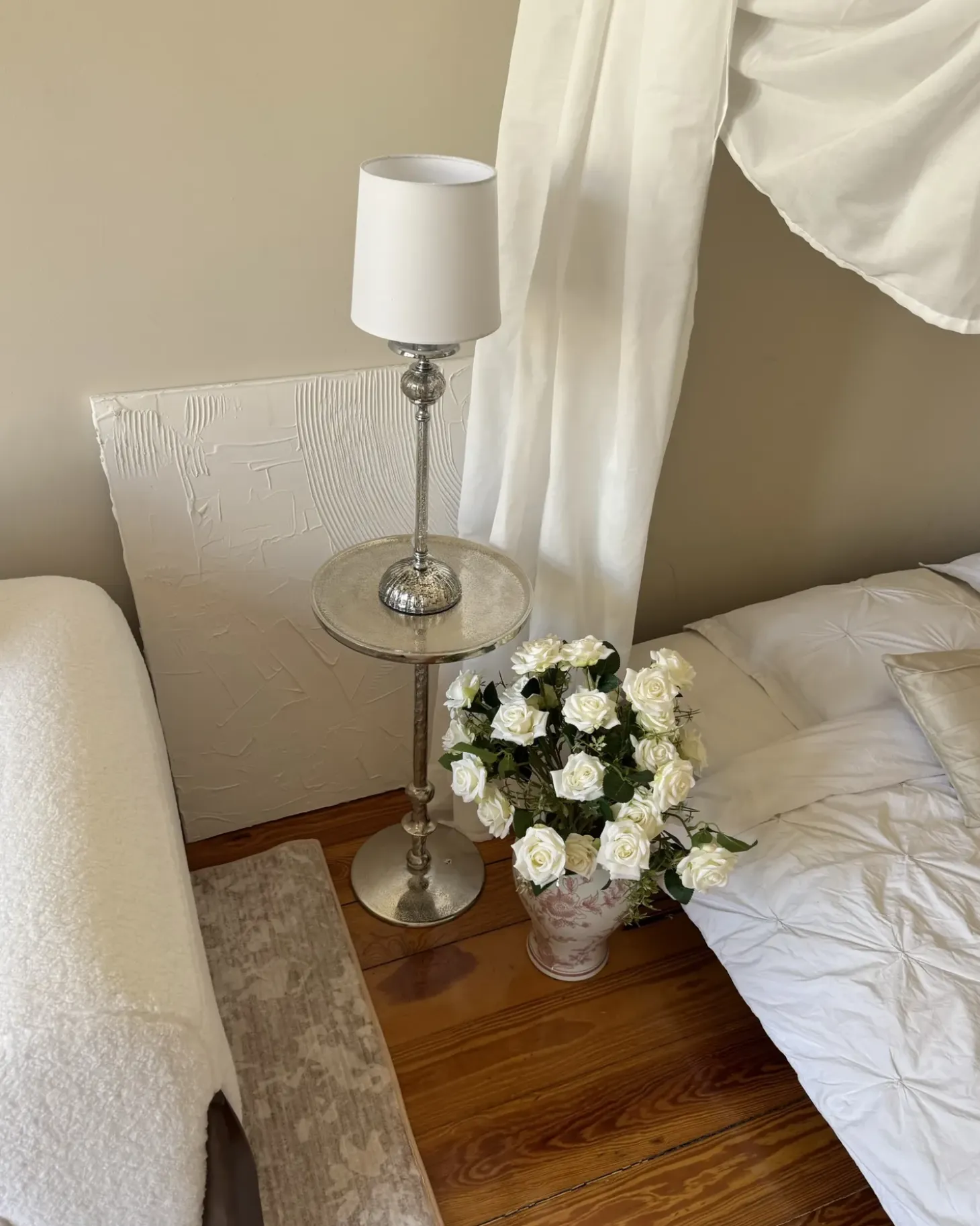 Bordlampe KUBENA Metal Hvid