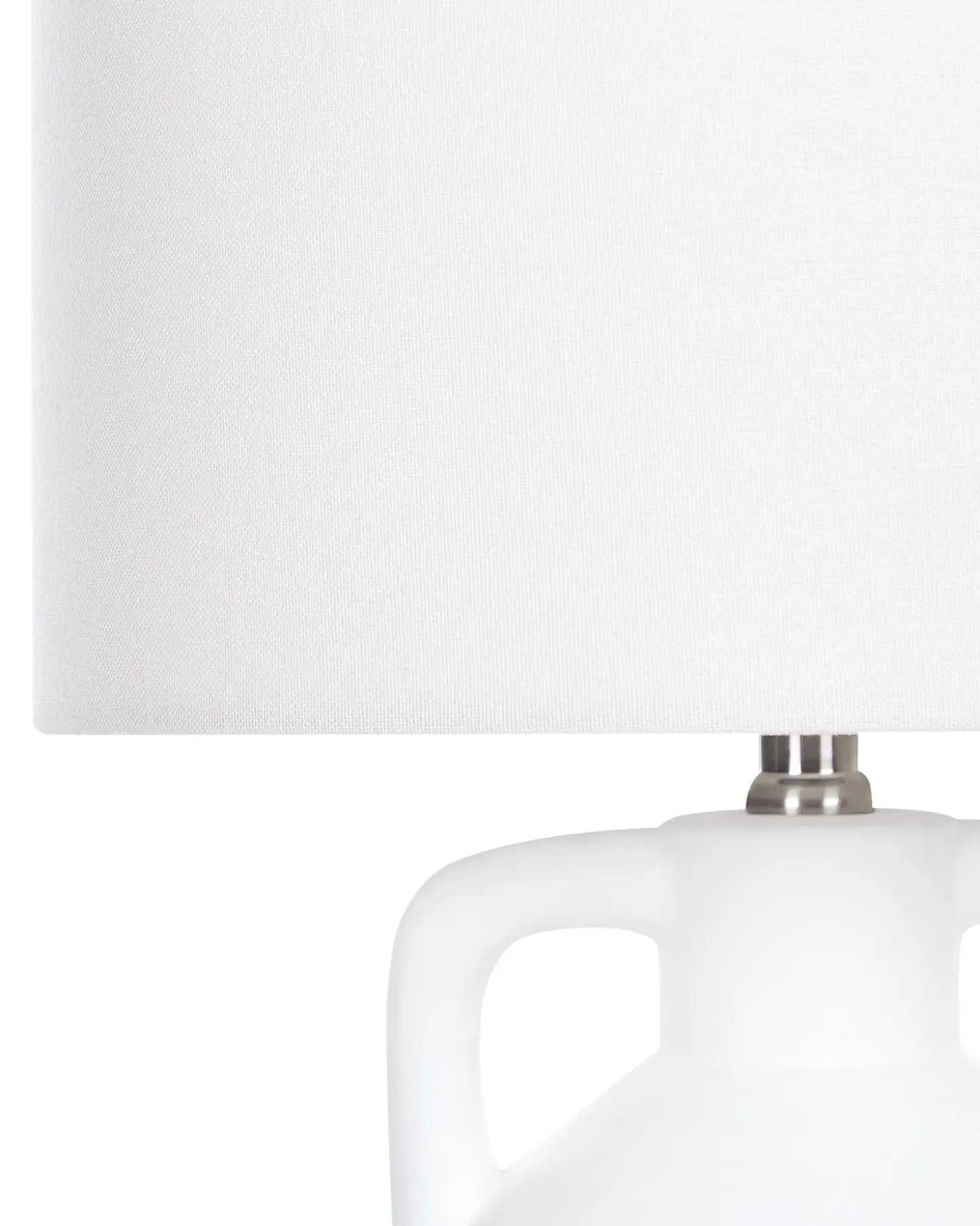 Bordlampe LABRADA Keramik Hvid