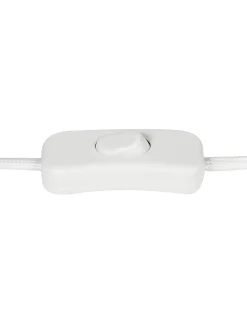 Bordlampe LARISSOS Keramik Hvid