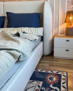 Bordlampe LARISSOS Keramik Brungrå