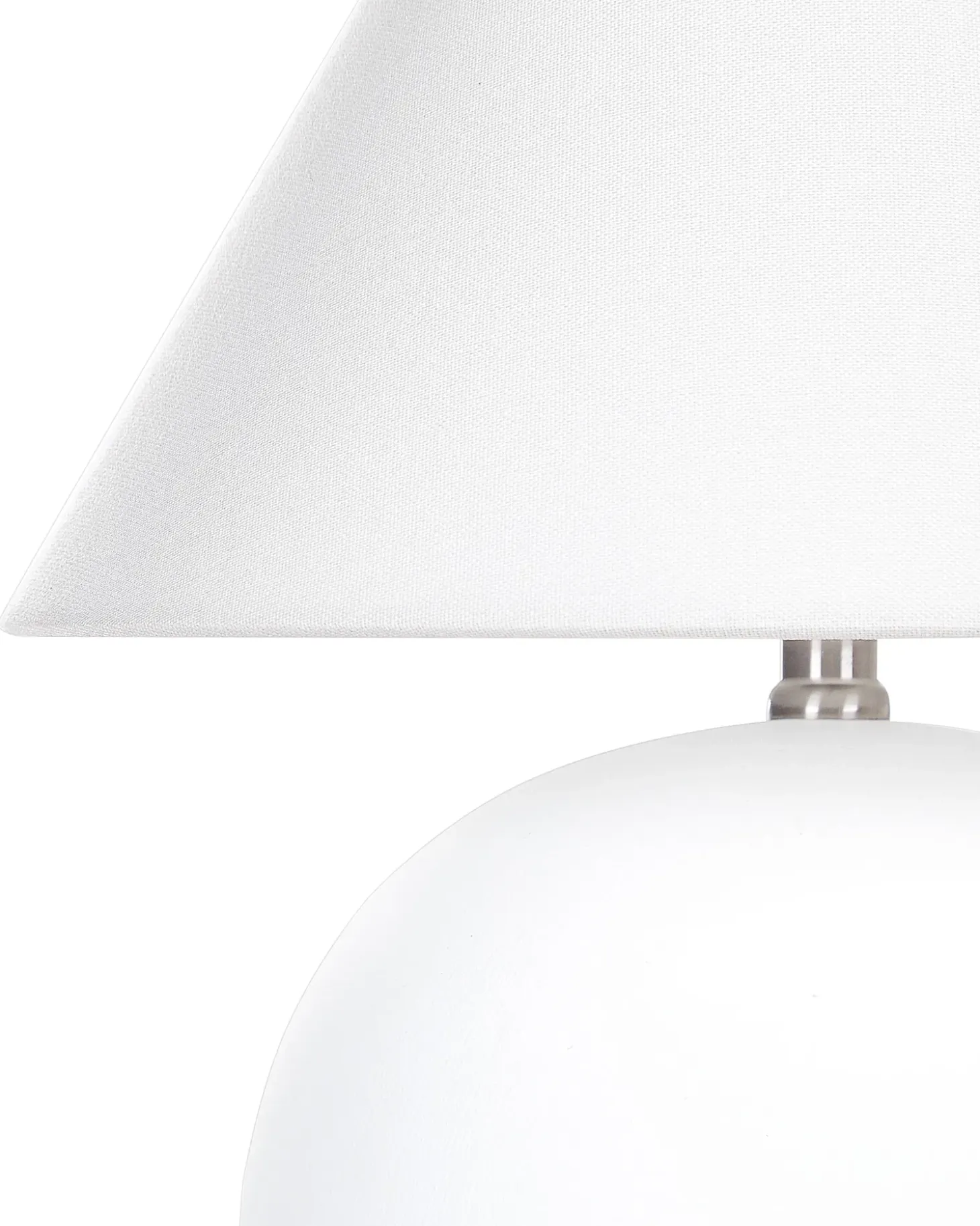 Bordlampe LIMIA Keramik Cremehvid