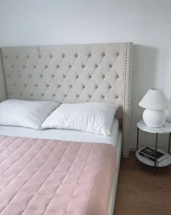 Bordlampe LIMIA Keramik Cremehvid