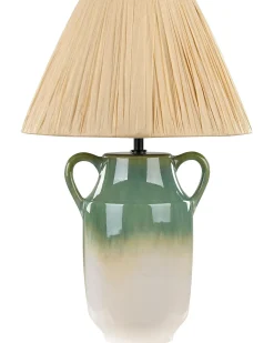 Bordlampe LIMONES Keramik Grøn