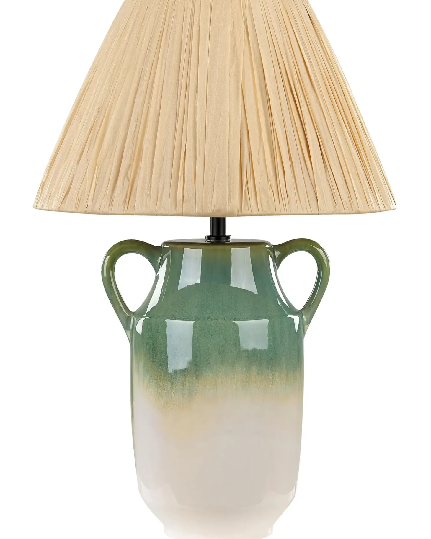 Bordlampe LIMONES Keramik Grøn