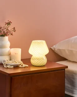 Bordlampe LOBO Glas Grøn