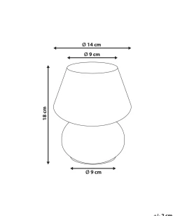 Bordlampe LOBO Glas Grøn