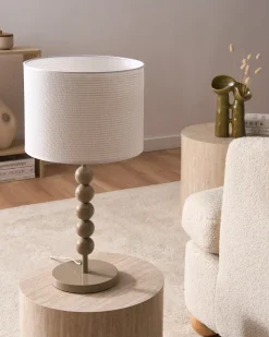 Bordlampe LOKY Metal Beige