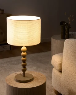 Bordlampe LOKY Metal Beige
