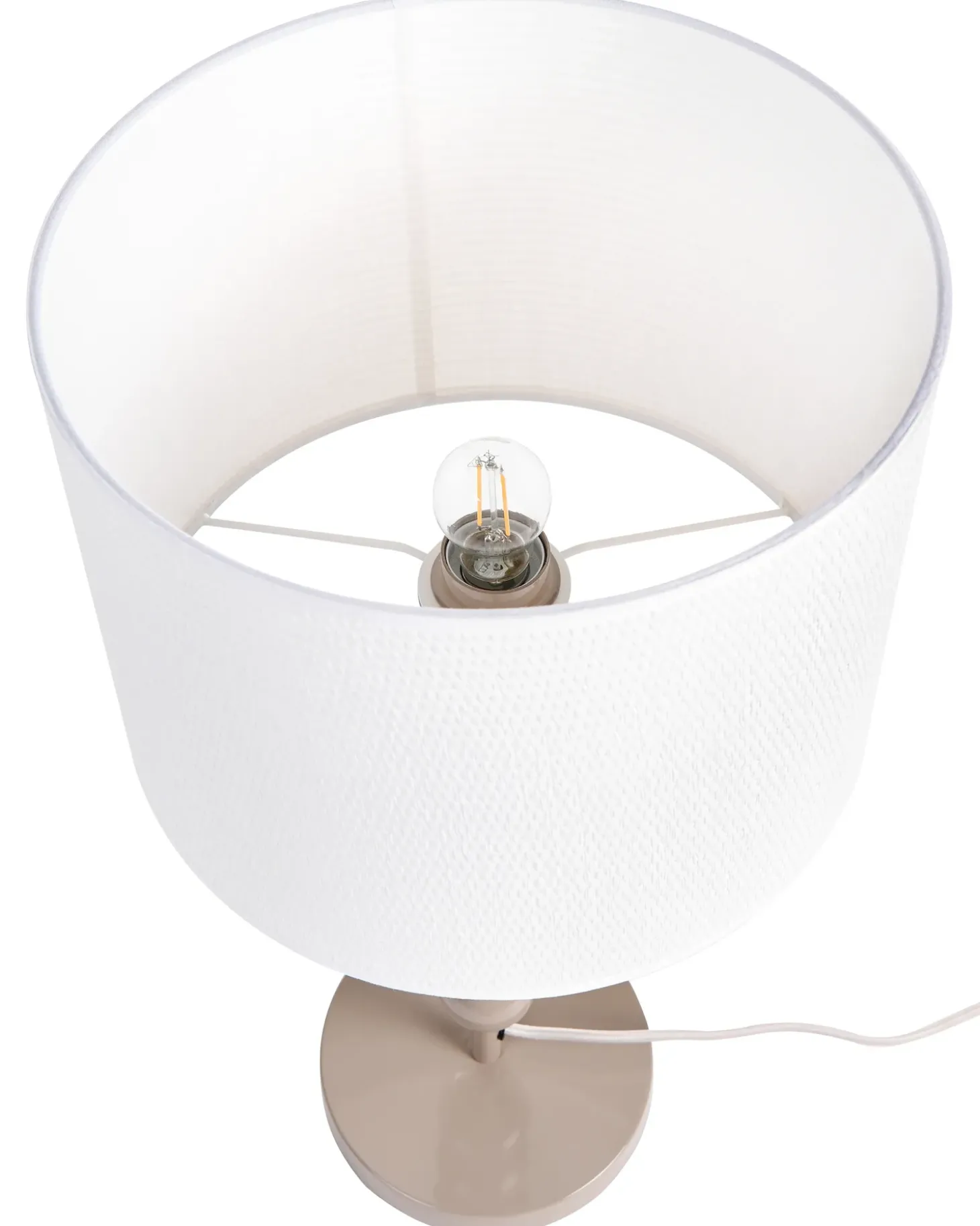 Bordlampe LOKY Metal Beige