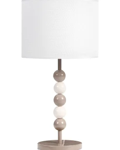 Bordlampe LOKY Metal Hvid/beige