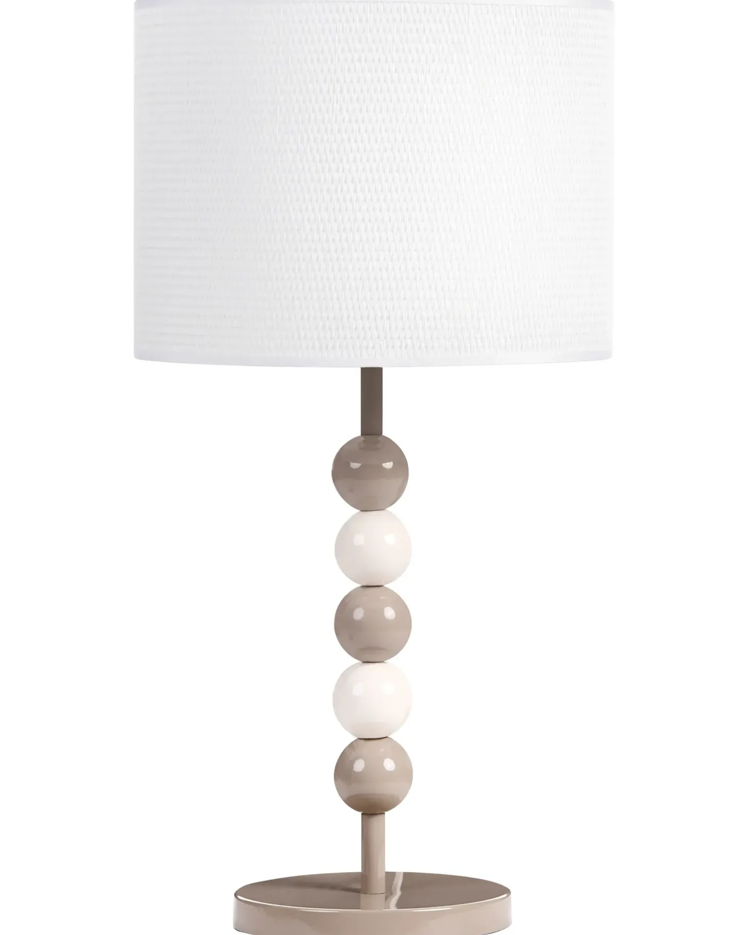 Bordlampe LOKY Metal Hvid/beige