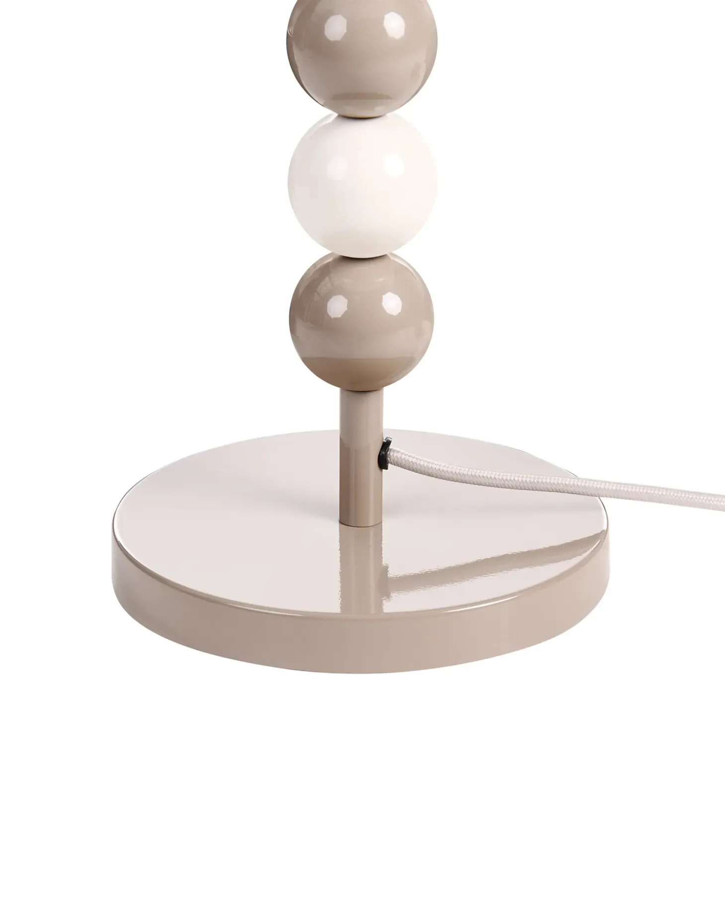 Bordlampe LOKY Metal Hvid/beige