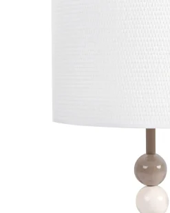 Bordlampe LOKY Metal Hvid/beige