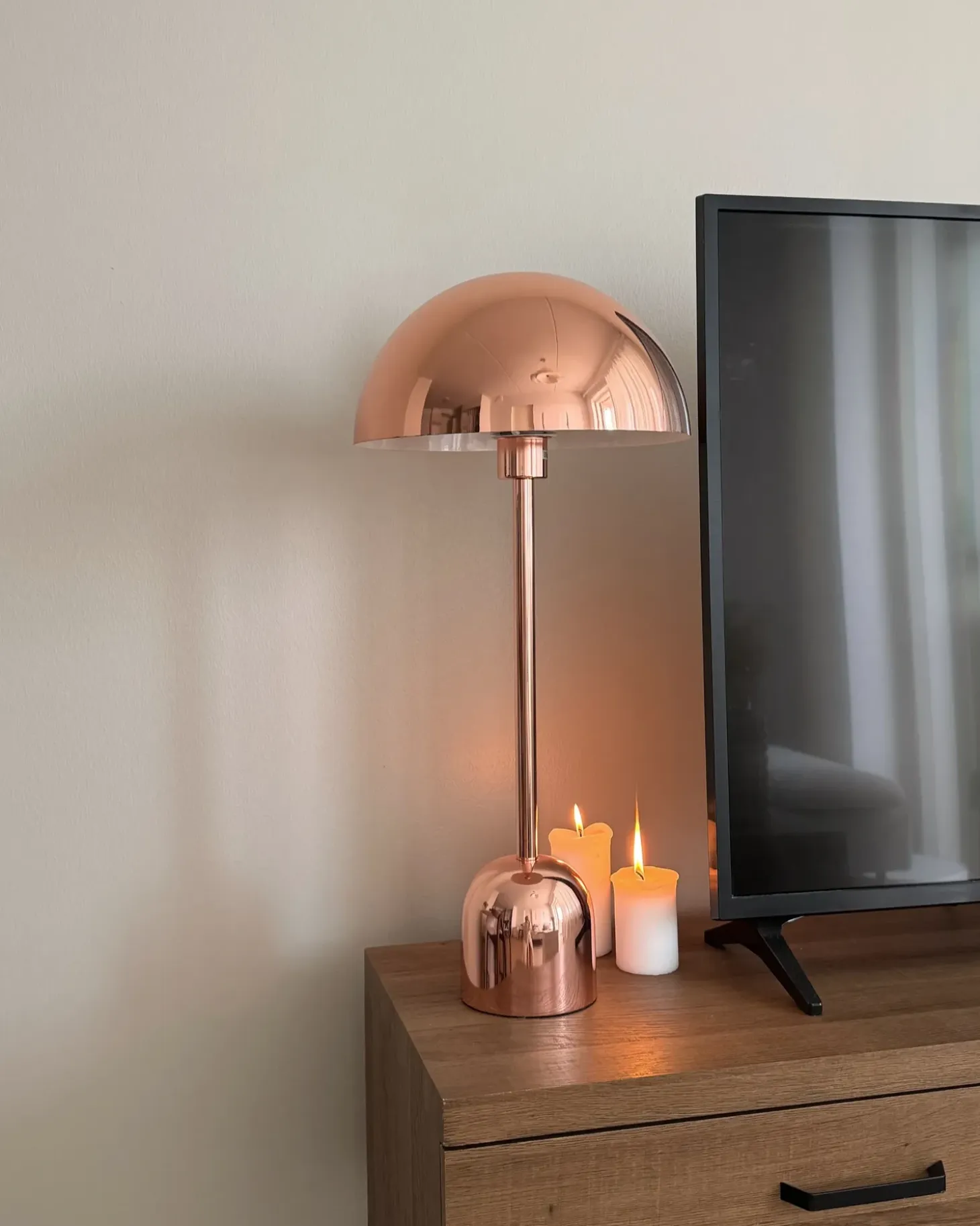 Bordlampe MACASIA Metal Kobber