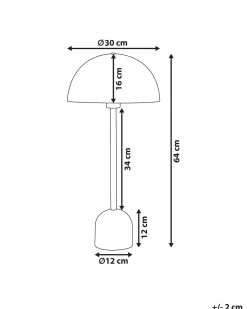 Bordlampe MACASIA Metal Kobber