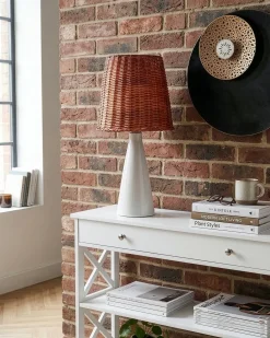 Bordlampe MADURU Keramik Hvid