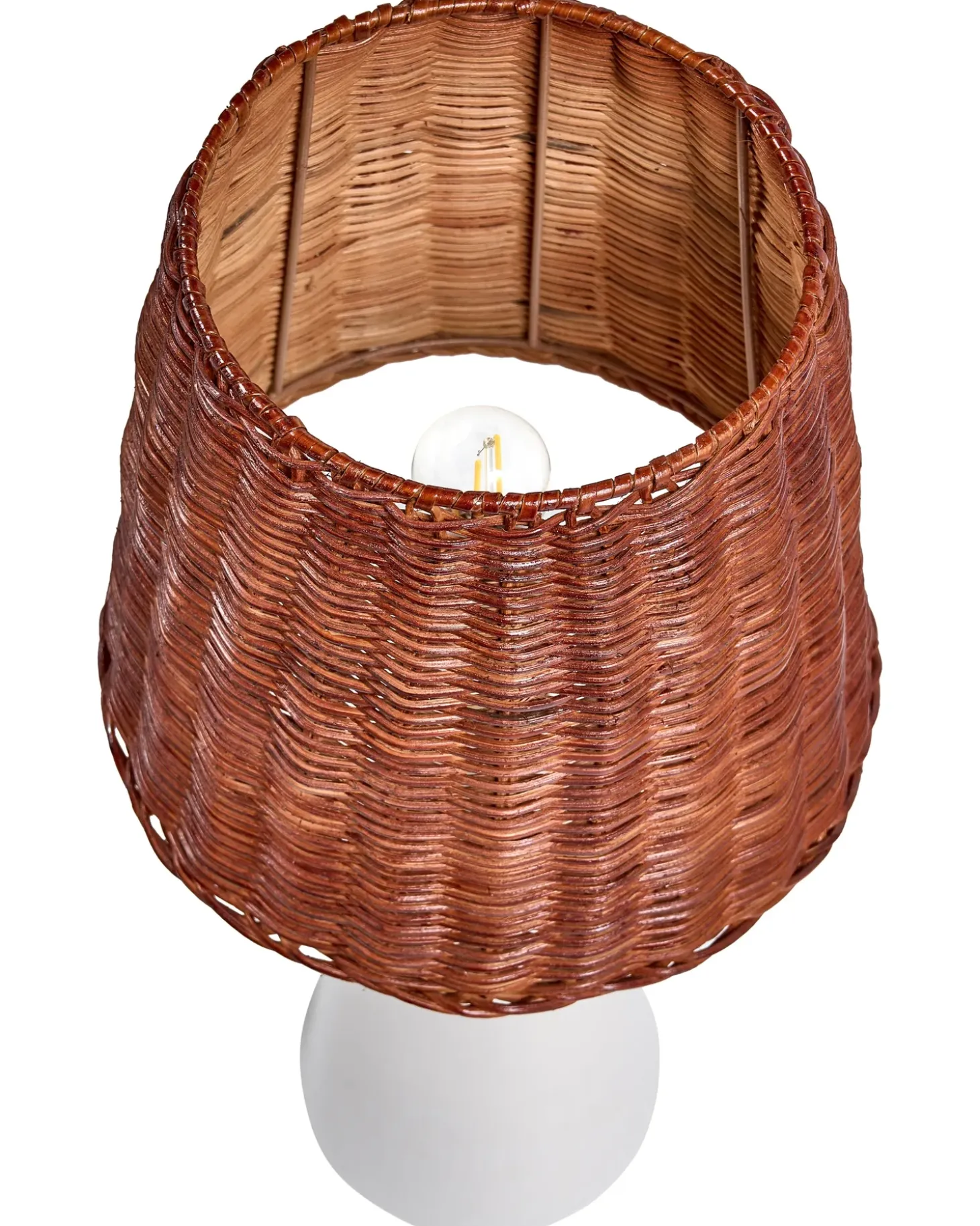 Bordlampe MADURU Keramik Hvid