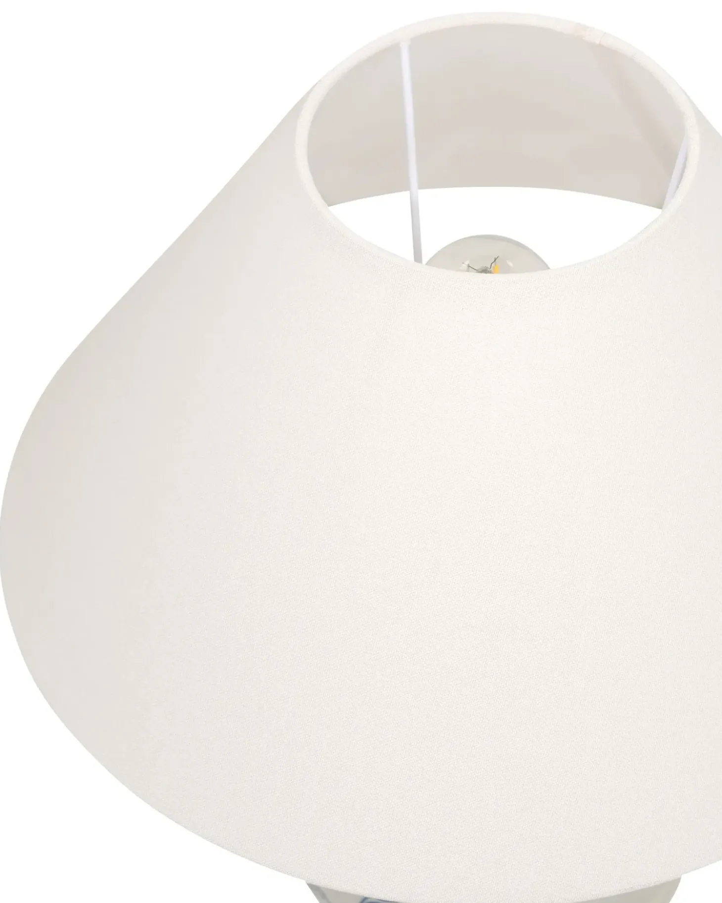 Bordlampe MAGROS Porcelæn Hvid/blå