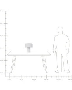 Bordlampe MALIPS Grå
