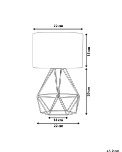 Bordlampe MARONI Metal Sort