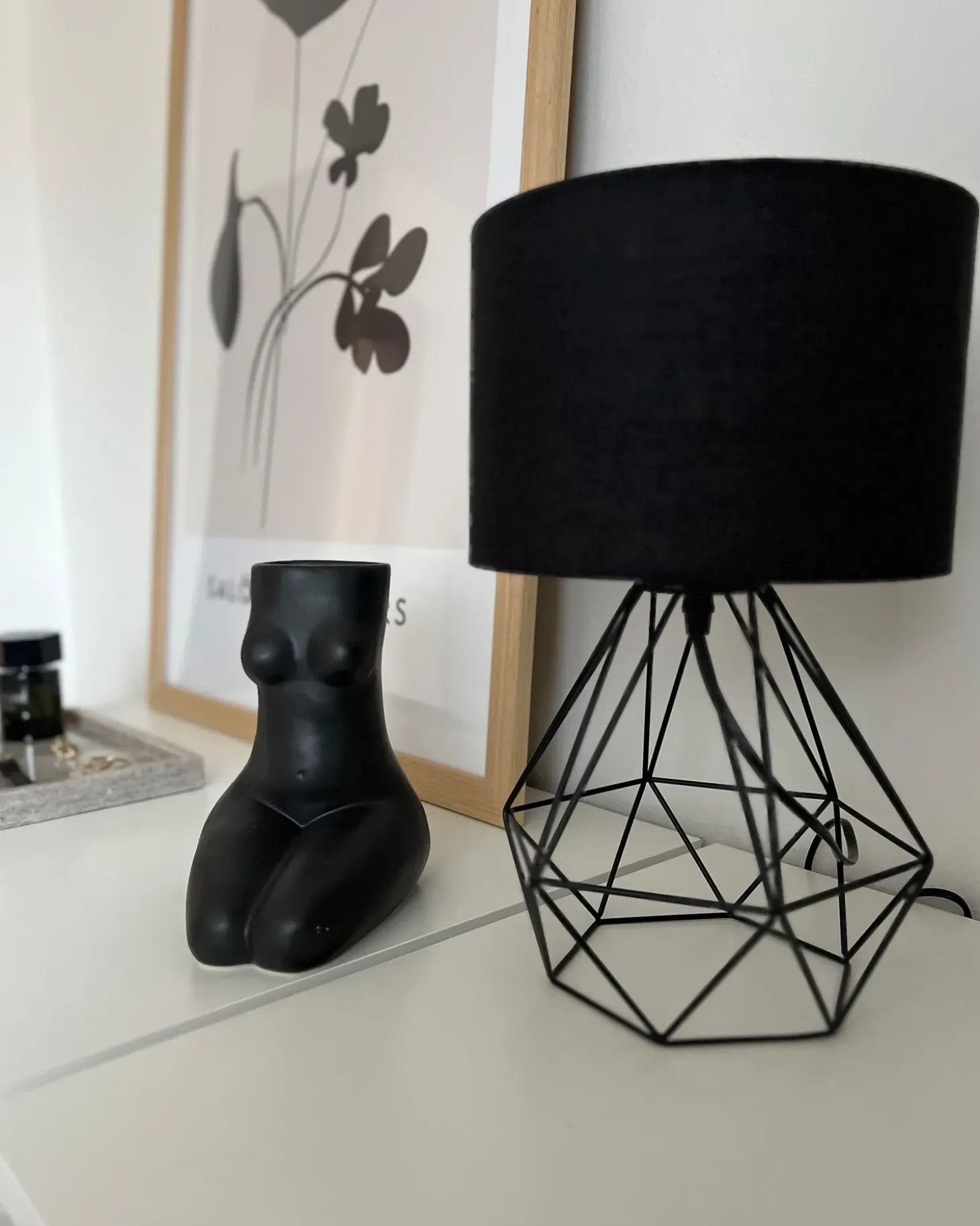 Bordlampe MARONI Metal Sort