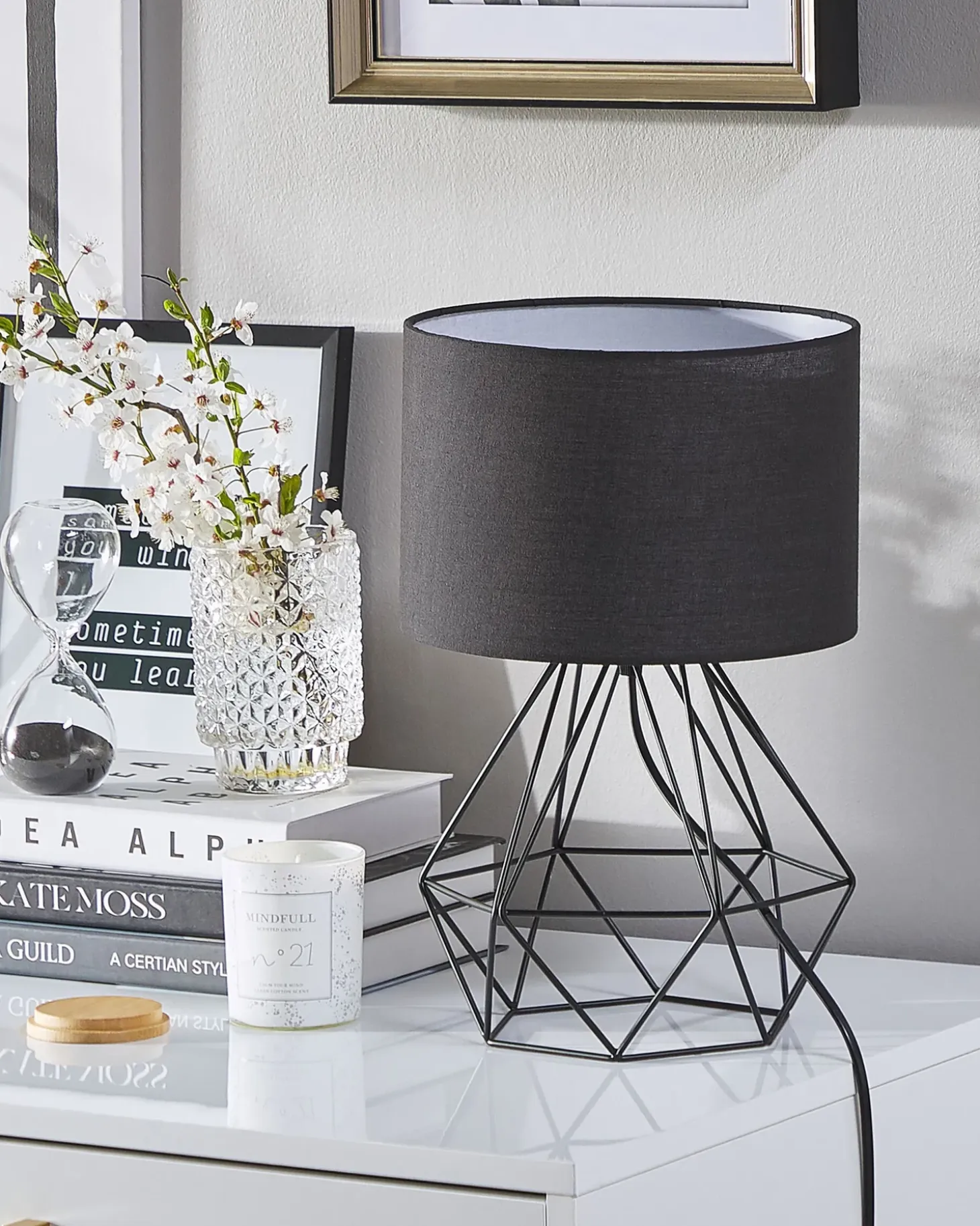 Bordlampe MARONI Metal Sort