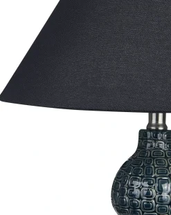 Bordlampe MATINA Keramik Sort