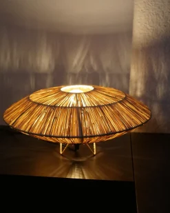 Bordlampe MENTIRI Flet Naturlig