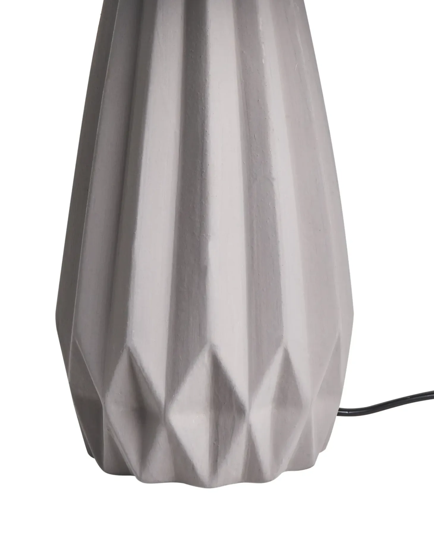Bordlampe MONTAGUA Keramik Grå