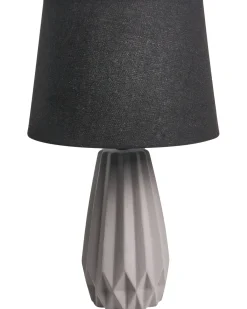 Bordlampe MONTAGUA Keramik Grå