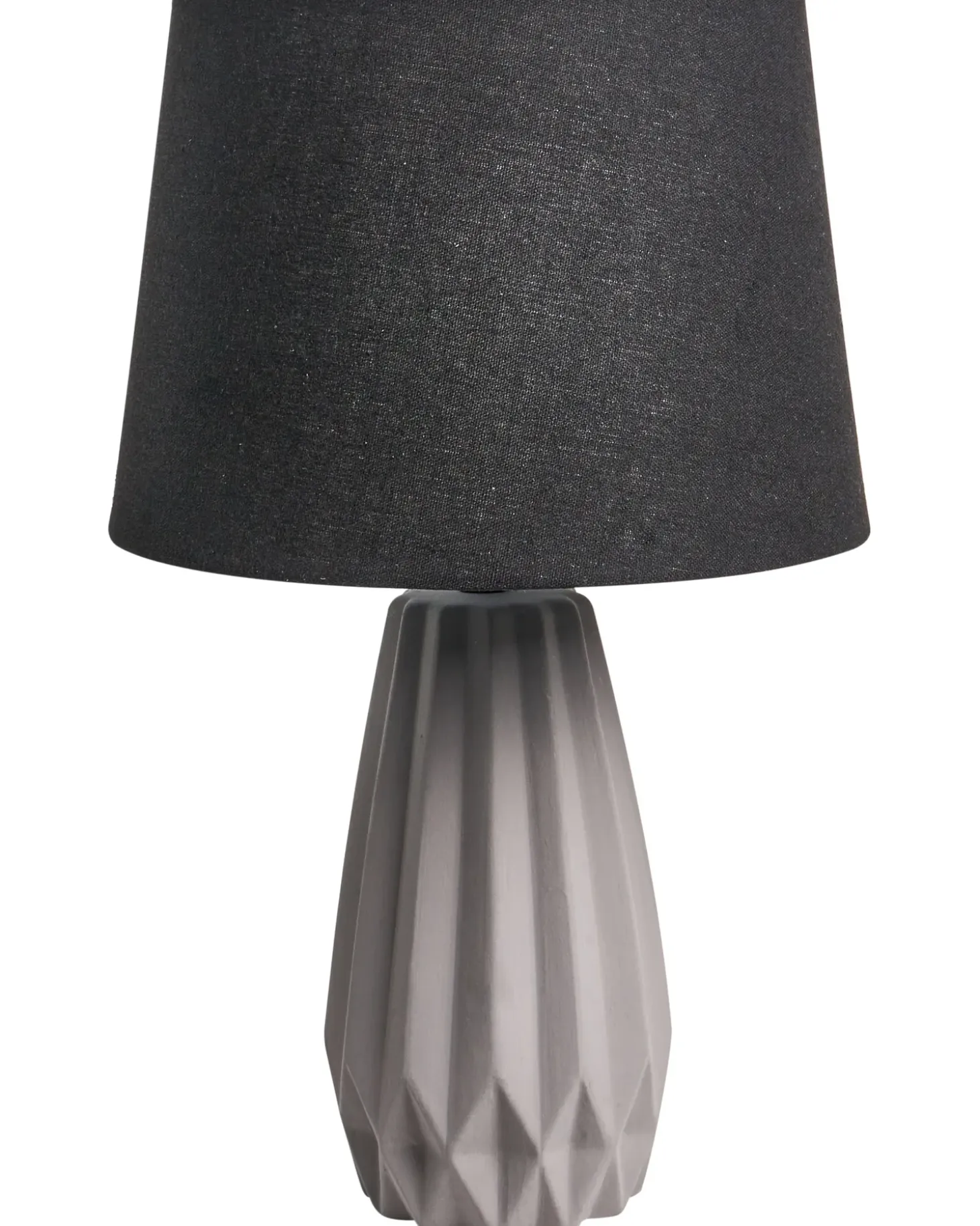 Bordlampe MONTAGUA Keramik Grå