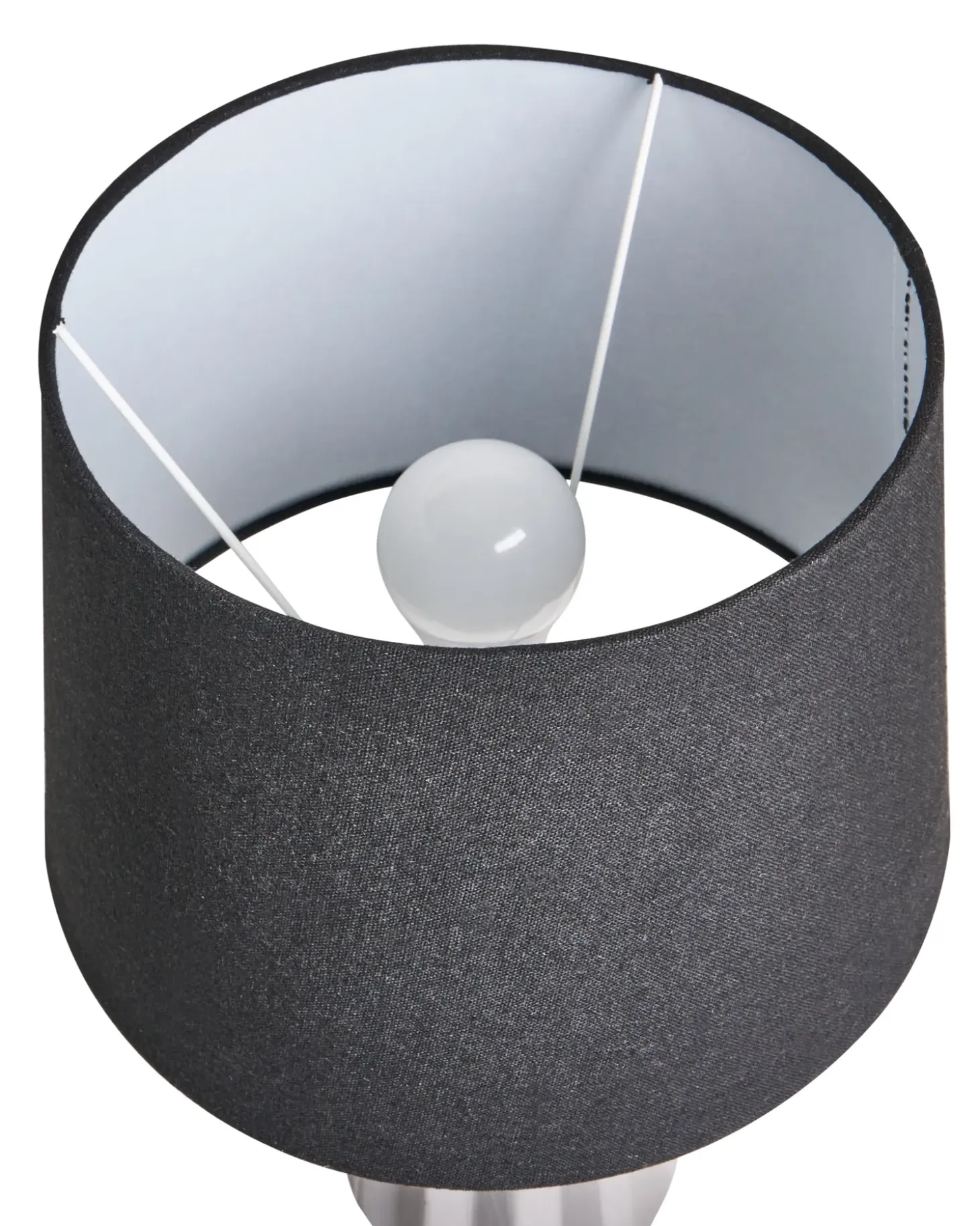 Bordlampe MONTAGUA Keramik Grå