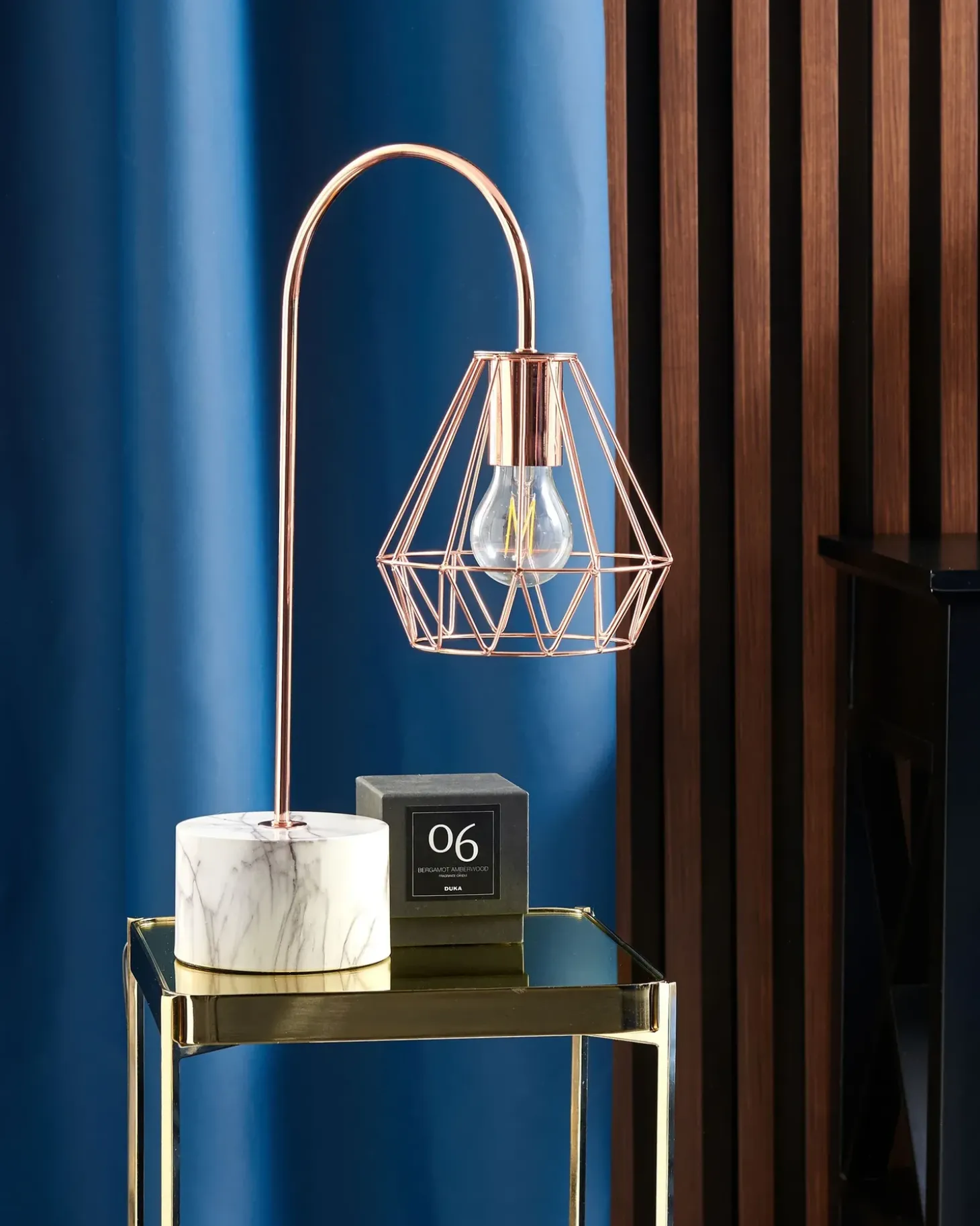 Bordlampe MOONI Metal Kobber